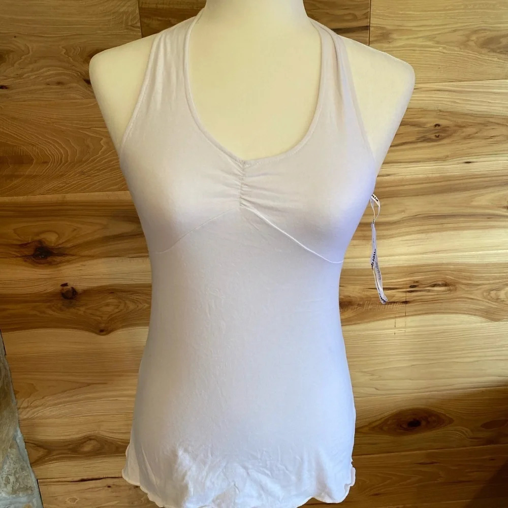 Energie white halter top shirt size small NWT